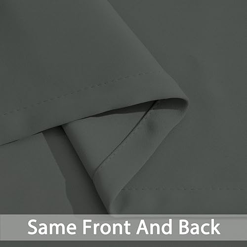 Miniatura 5 de Yakamok Cortinas opacas para oscurecer la habitación, con aislamiento térmico y ojales, cortina de ventana para dormitoriosala de estar (70 pulgadas