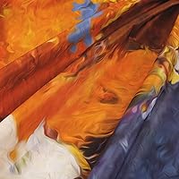 Vista 9 de LIVILAN Cortina de ducha abstracta de mármol azul para baño, juego de cortina de ducha moderna con 12 ganchos, 72 x 72 pulgadas