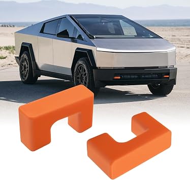 Tow Hook Covers Fit for Tesla Cybertruck 2024 2025 2026, Hitch Cover Front Customized Car Tow Hooks Compatible with Tesla Cybertruck Accessories 2026 2025 2024 Orange