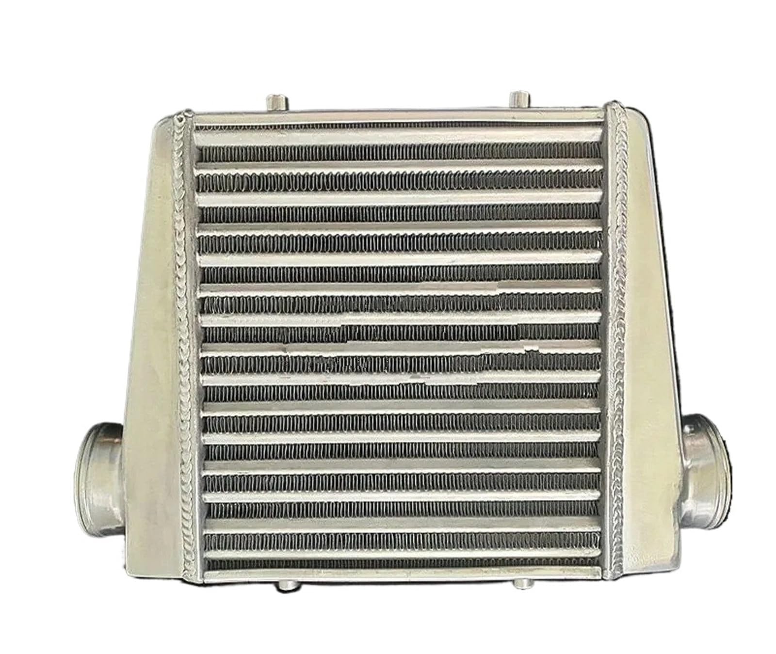 Intercooler Montaje Superior Intercooler De Aluminio Universal Montaje Frontal, 460x300x76mm, 76mm, Salida Entrada 3" Para Diseño Aleta