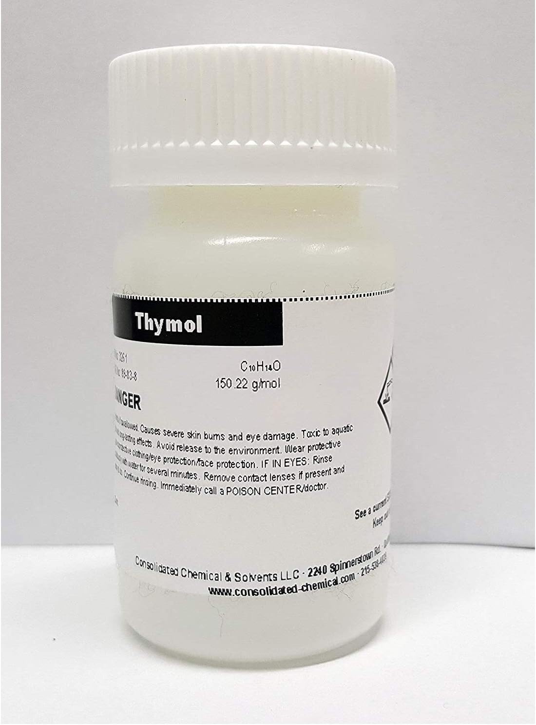 Thymol Crystals High Purity Aroma Compound 100g Bottle