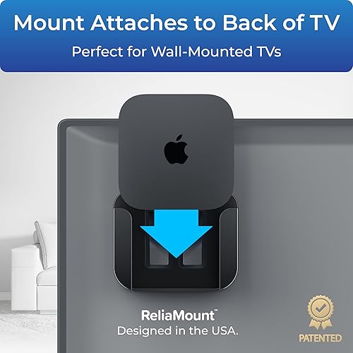 Miniatura 2 de ReliaMount Soporte básico para Apple TV, compatible con todas las generaciones de Apple TV (incluidos todos los modelos 4K)