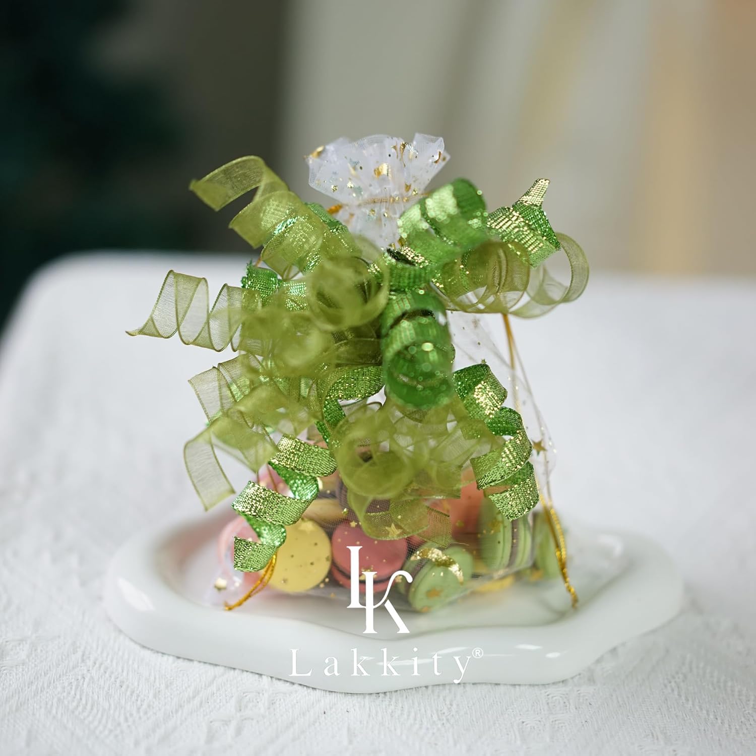 Lakkity 12Pcs Bows for Gift Wrapping, 6 Inch Curly Ribbon Bows, Self Adhesive Burst Gift Bow for Presents,Paper Bag, Baby Shower Favors, Wrapping Accessories, Wedding Decor(Deep green) - Image 8