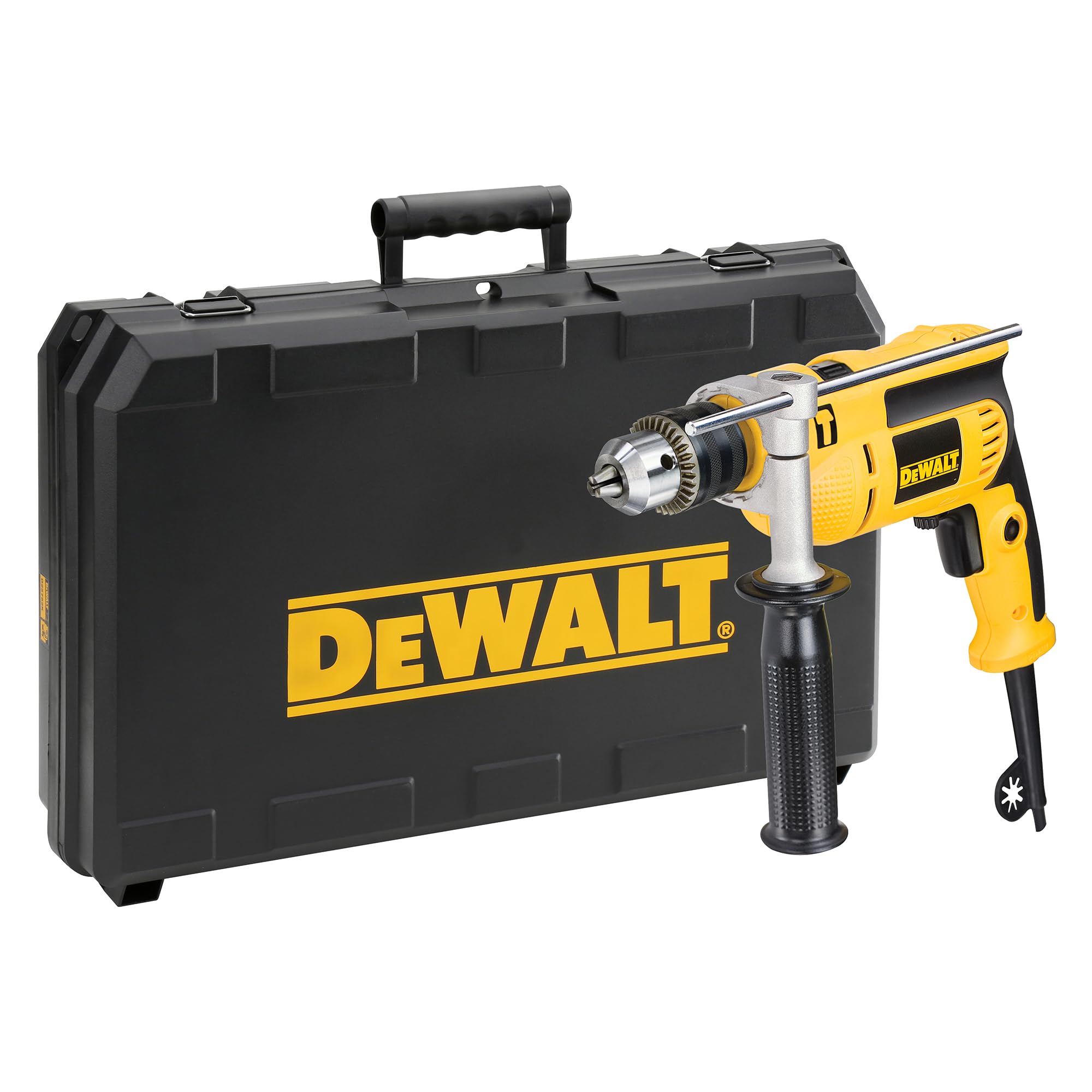 DEWALT750W Corded Percussion Drill in Heavy Duty Carrying Case, DWD024K-GB