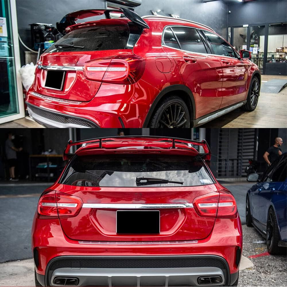 Carbon Fiber Rear Trunk Spoiler for Mercedes Benz GLA Class X156 2013-2019 GLA180 GLA200 GLA250 GLA45 AMG Highkick Rear Roof Lip Window Spoiler Factory Outlet