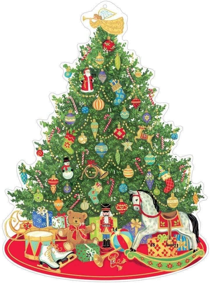 Caspari Oh Christmas Tree Advent Calendar - 1 Each