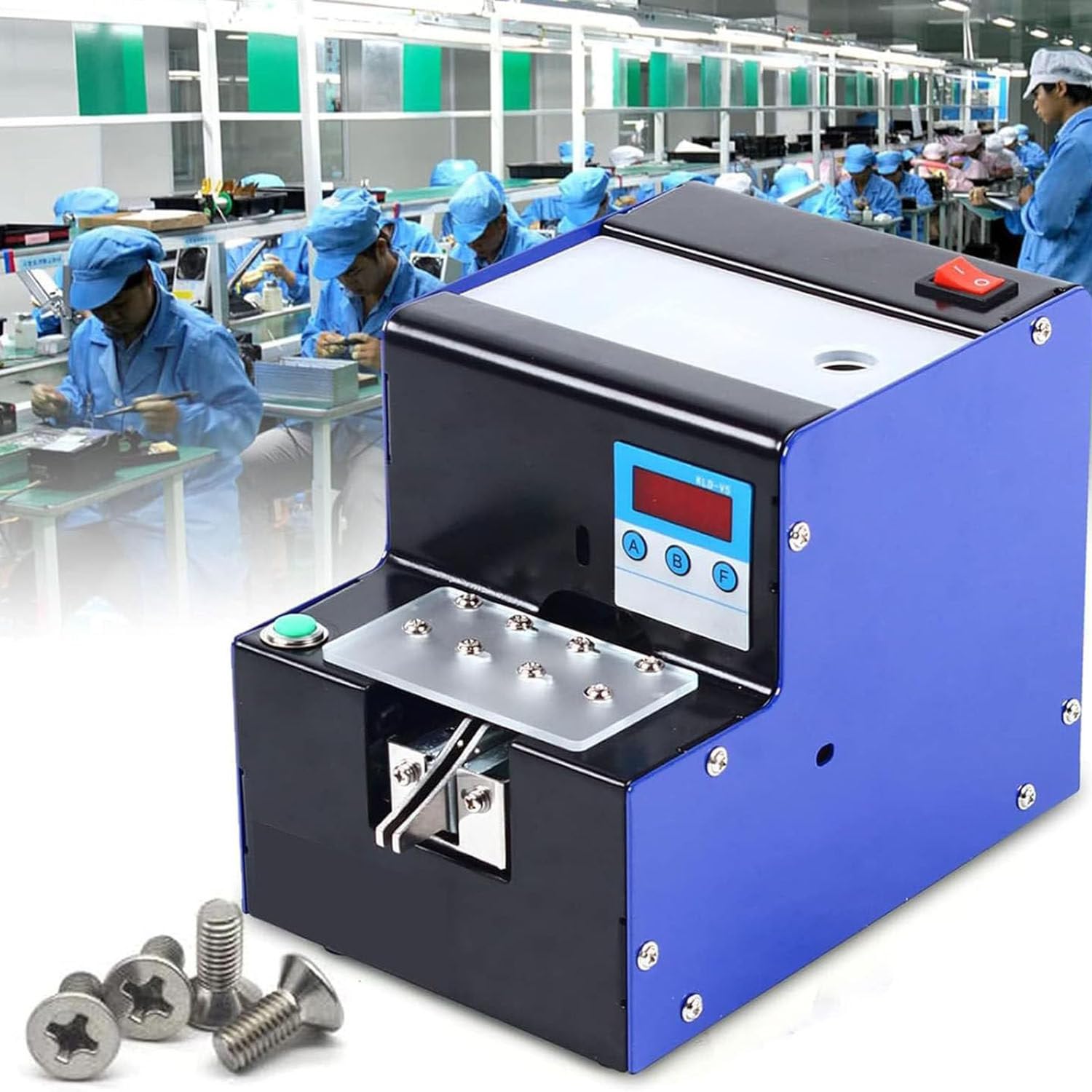 Contatore Automatico di Viti, Macchina Conta-Viti, Macchina per La Disposizione Automatica delle Viti, Macchina Conta-Viti Digitale, Macchina Alimentatrice Automatica di Viti