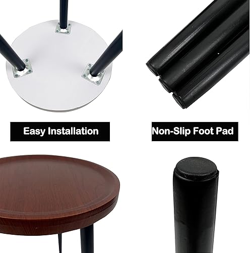 Miniatura 3 de HAINARverS Soportes de madera para plantas de interior altos, soporte para macetas, estante para plantas de mediados de siglo para macetas de