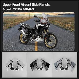 Moto Windschutzscheibe Windschutzscheibe Handschutz Oben Vorne Lüftungsschlitze Seitenteile Rahmenverkleidungsabdeckung fü...