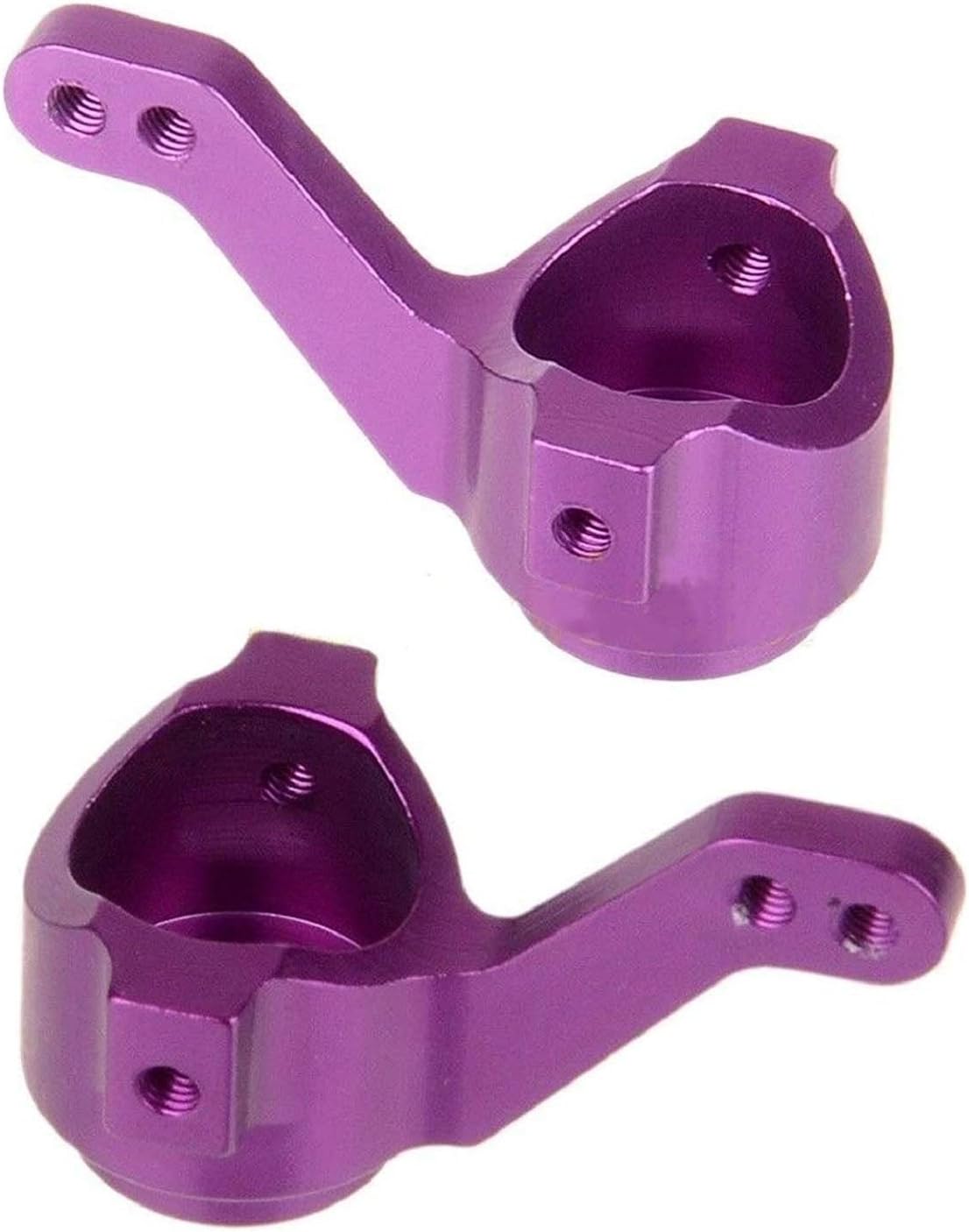 Share Goo Aluminum Steering Knuckle Hub Mount Upgrade 102010 102011 102012 Part Set Compatible with 1/10 RC HSP Volcano EPX Monster Model Car Purple