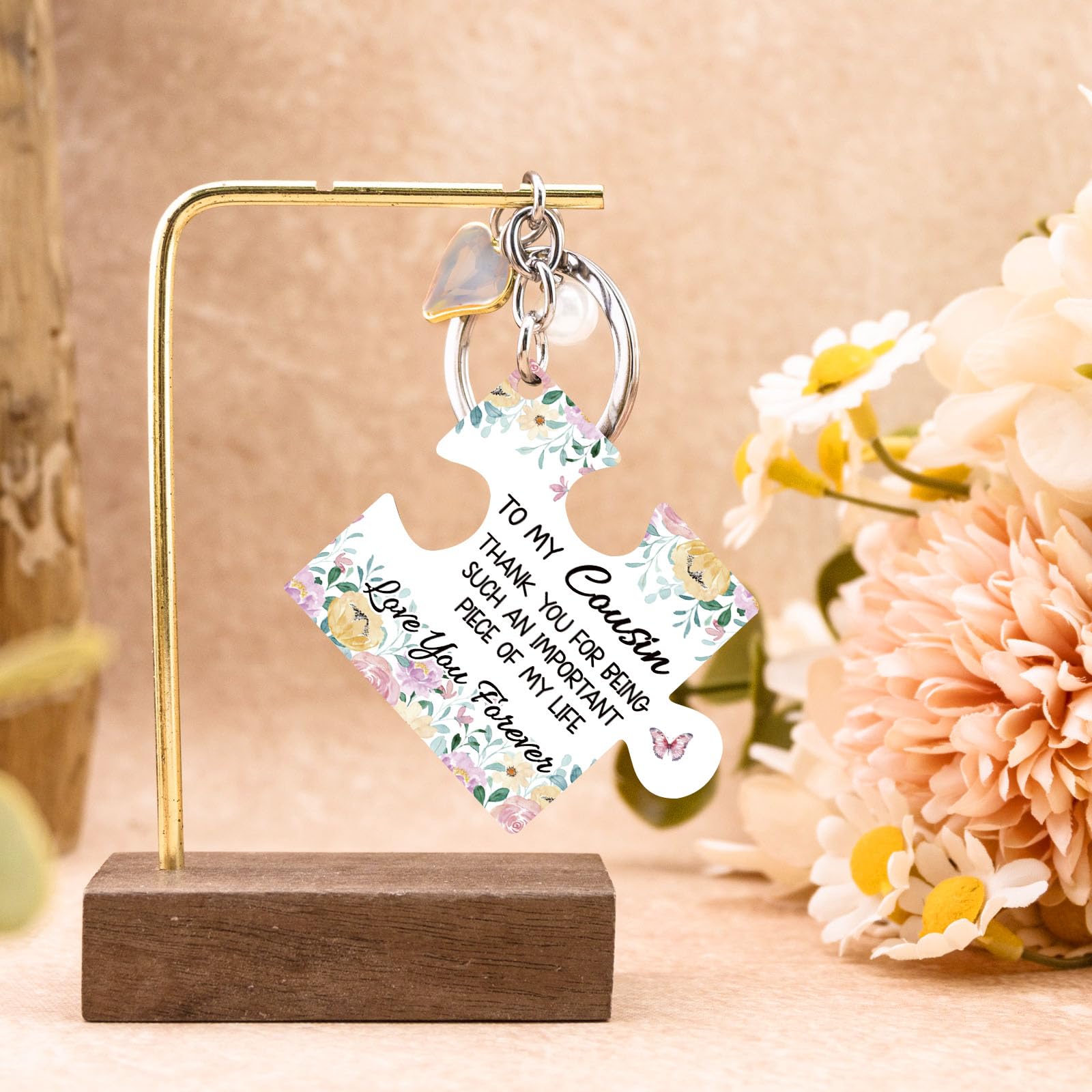 Cousin Gifts For Women Keychain Best Cousin Sister Ever Gifts For Cousins Female Thanksgiving Christmas Unique Cousins Birthday Gift For Women