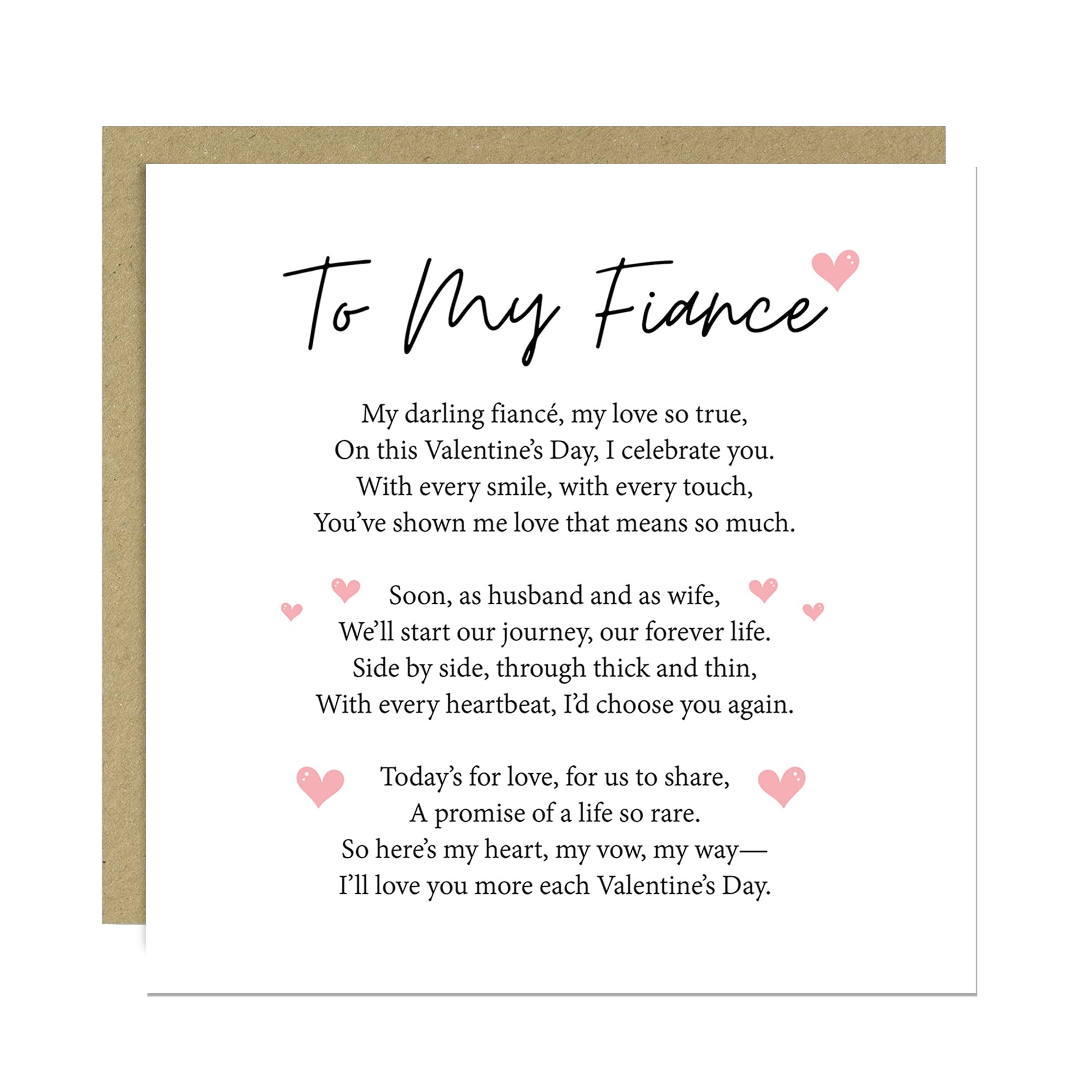 RED OCEAN Valentines Card For Fiance, Boyfriend Valentines Card, Valentines Gift For Him, Valentine Card Boyfriend, Valentines Cards For Him, Valentines Greetings Card With Envelope