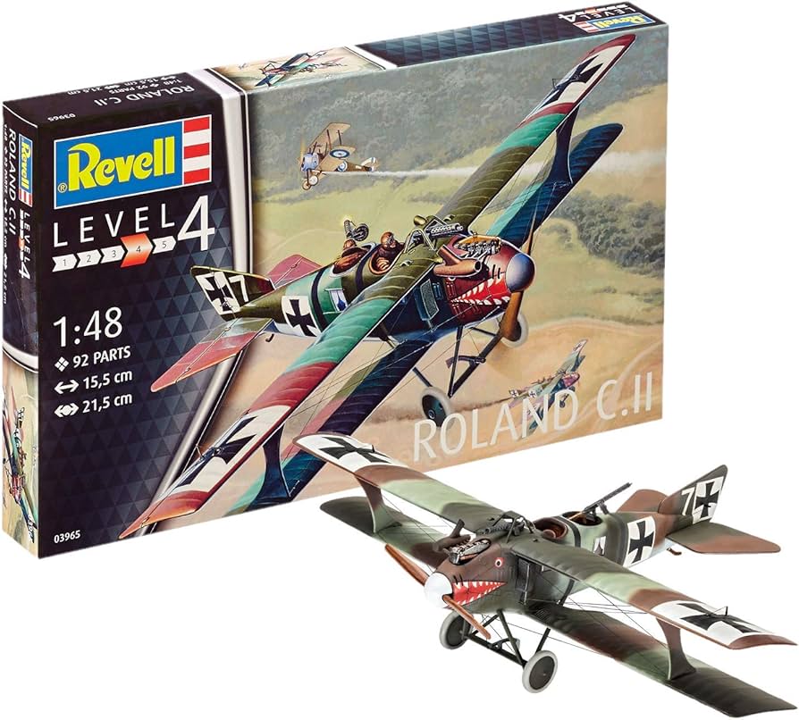 Amazon | ドイツレベル 1/48 ローランド C.II プラモデル | プラモデル