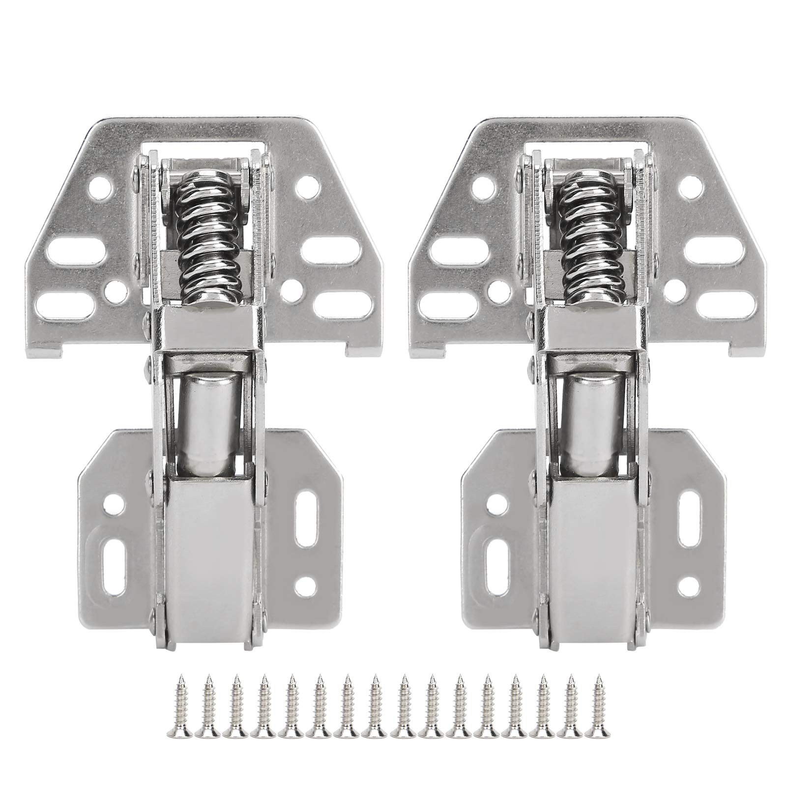 Buy 2Set Cabinet Hinge Bridge Cold-Roll Steel Sheet Bridge Hinge Soft ...
