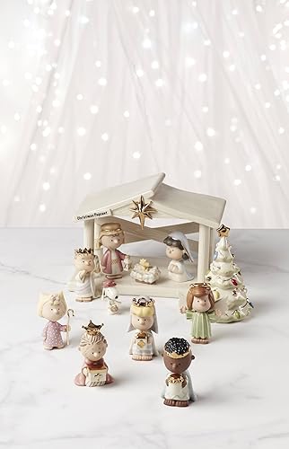 Miniatura 3 de LENOX Peanuts The Christmas Pageant Creche con estrella, 5.91, multicolor, paquete de 1
