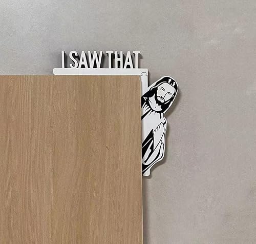 Miniatura 5 de Marco de puerta con texto en inglés "I See You I Saw That Jesus Sign I Saw Jesus Door Sit Decor Christian Home Door Corner Decor