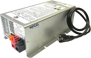 WFCO Genuine WF-9875-AD-CB RV Converter/Charger Deckmount 75Amp DC Output with Patented Auto Detect™ Technology Lead Acid Lithium Multi-Stage Charging