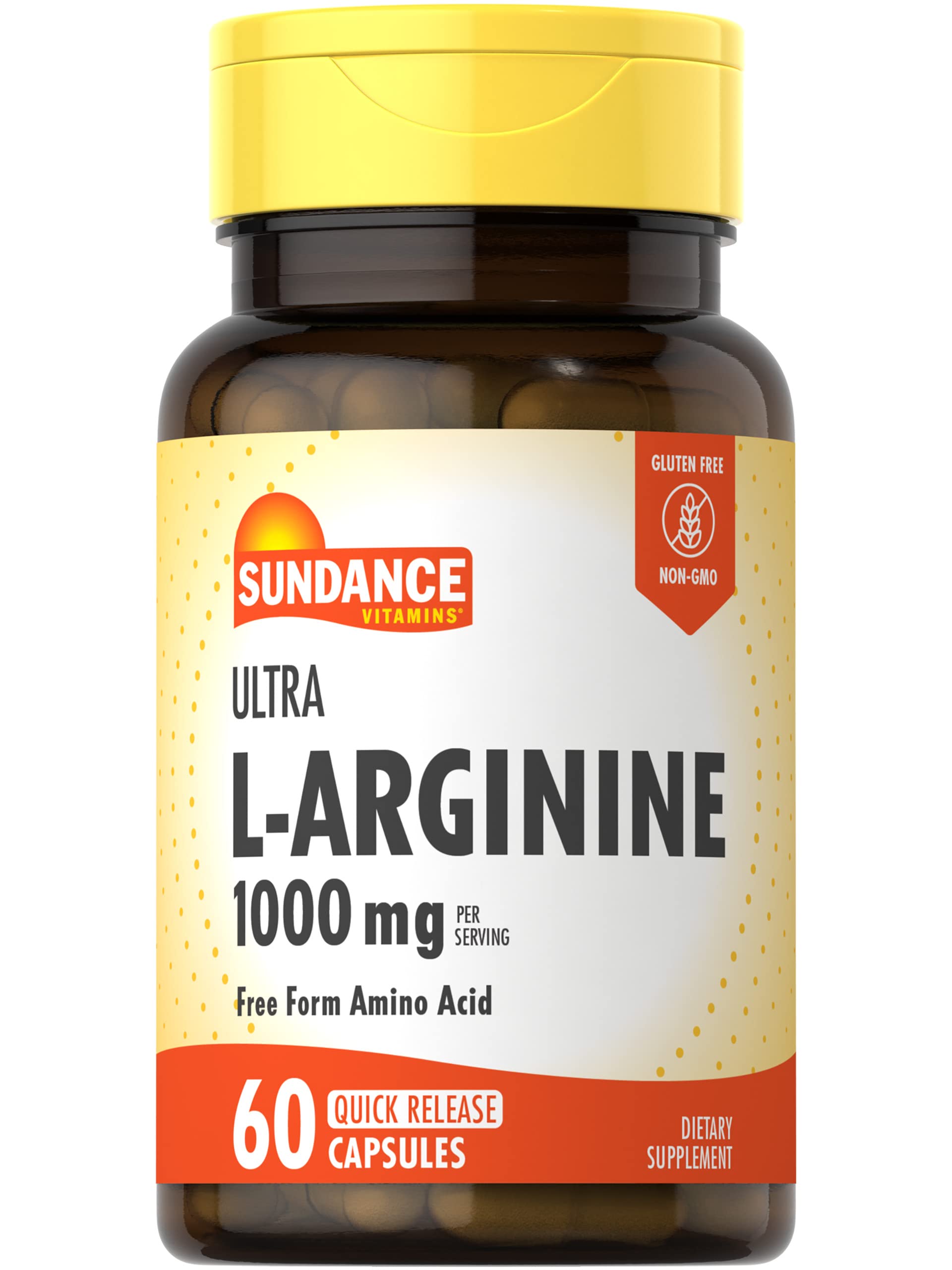 Sundance L-Arginine 1000mg Capsules | 60 Count