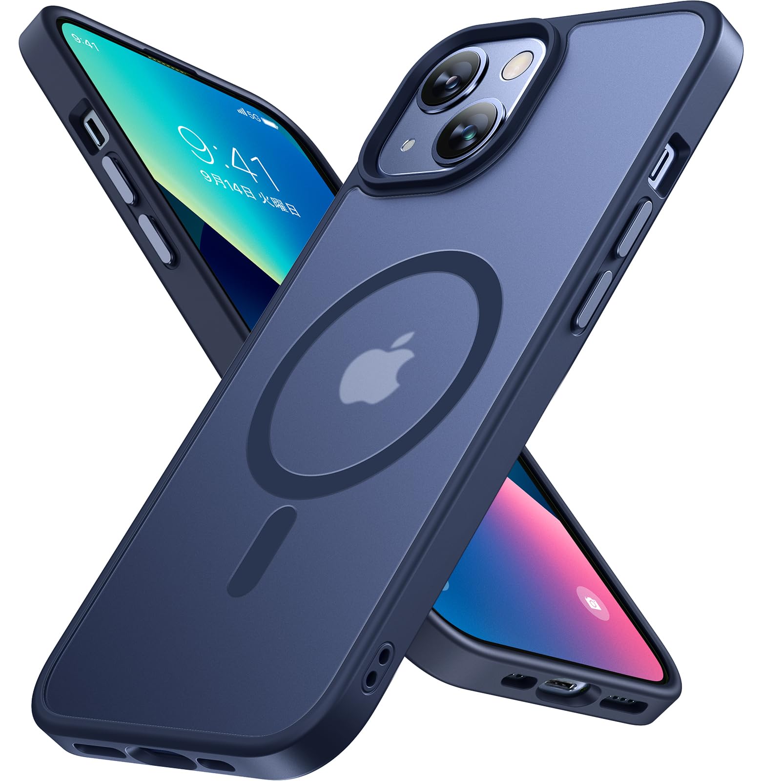 Amazon | Miracase iPhone 13 ケース【MIL米軍規格】耐衝撃 傷防止