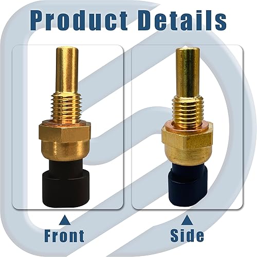 Miniatura 2 de 213-4514 213-4333 19236568 Sensor de temperatura del refrigerante del motor con conector de coleta, compatible con Buick Lacrosse, Chevy Silverado,