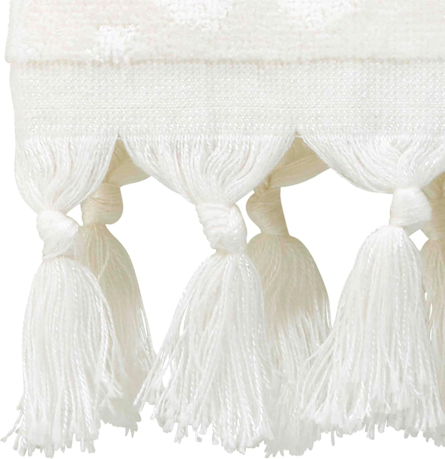 Nicole Miller - Hand Towels, Soft & Absorbent Cotton, Dorm Room Essentials, Set of 2 (Celina Collection, Cream) - Image 2