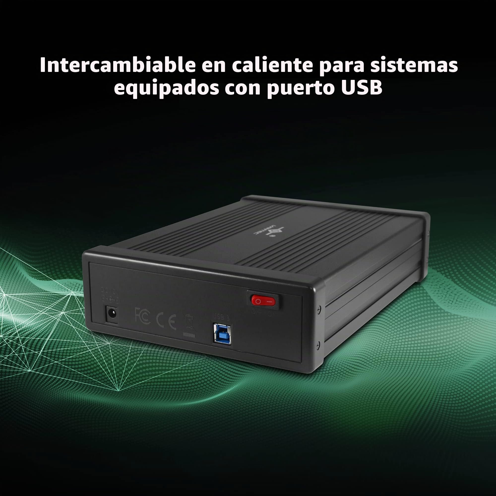 Vantec NexStar DX2 - Carcasa Externa USB 3.0 para Unidad BLU-Ray/CD/DVD SATA de 5.25 Pulgadas, Segunda generación de DX, no Necesita Controladores, aleación de Aluminio (NST-540S3-BK)