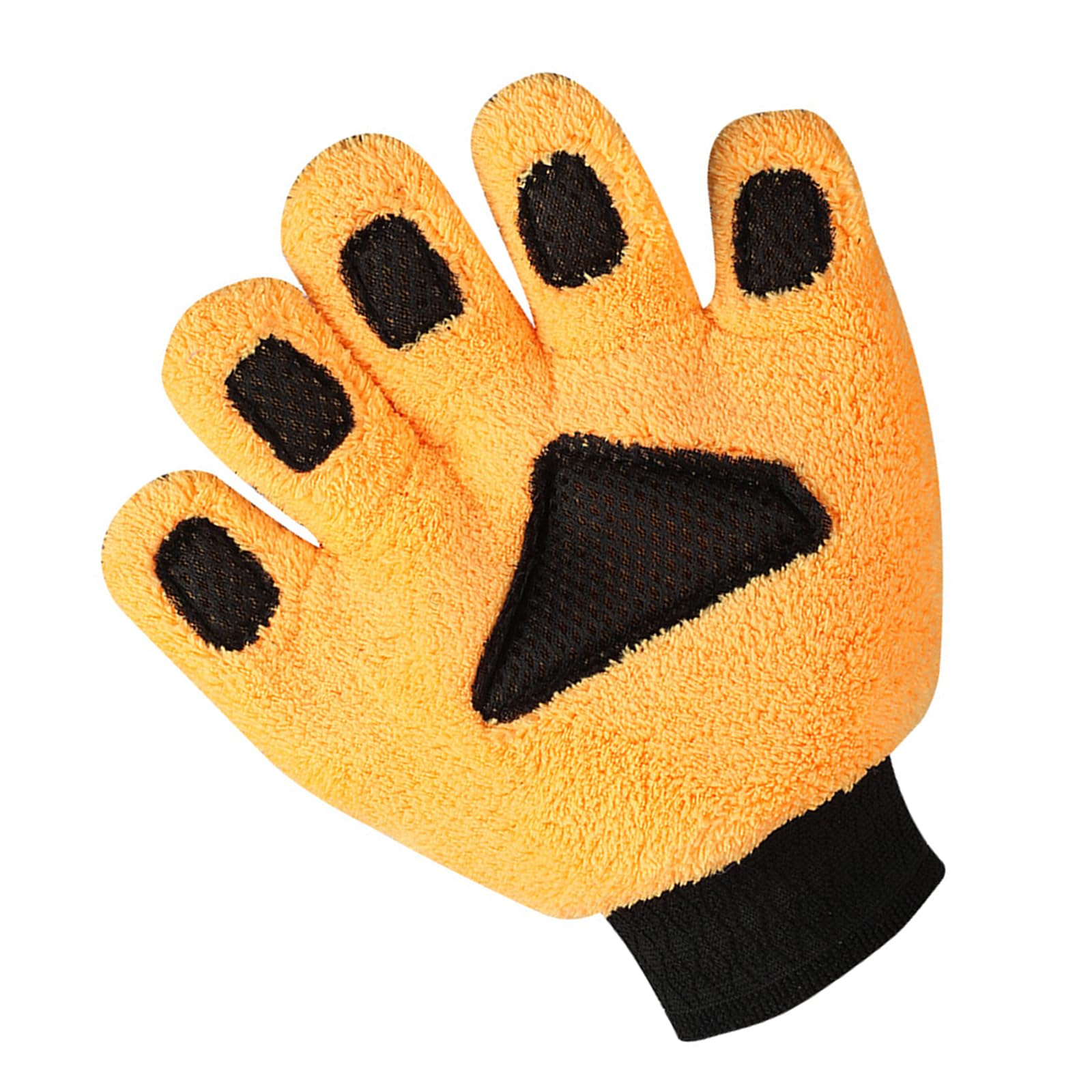 Bbajszx Five Finger Super Soft Glove with Ergonomic Grip for Auto Detailing Professional Detailing Mitt