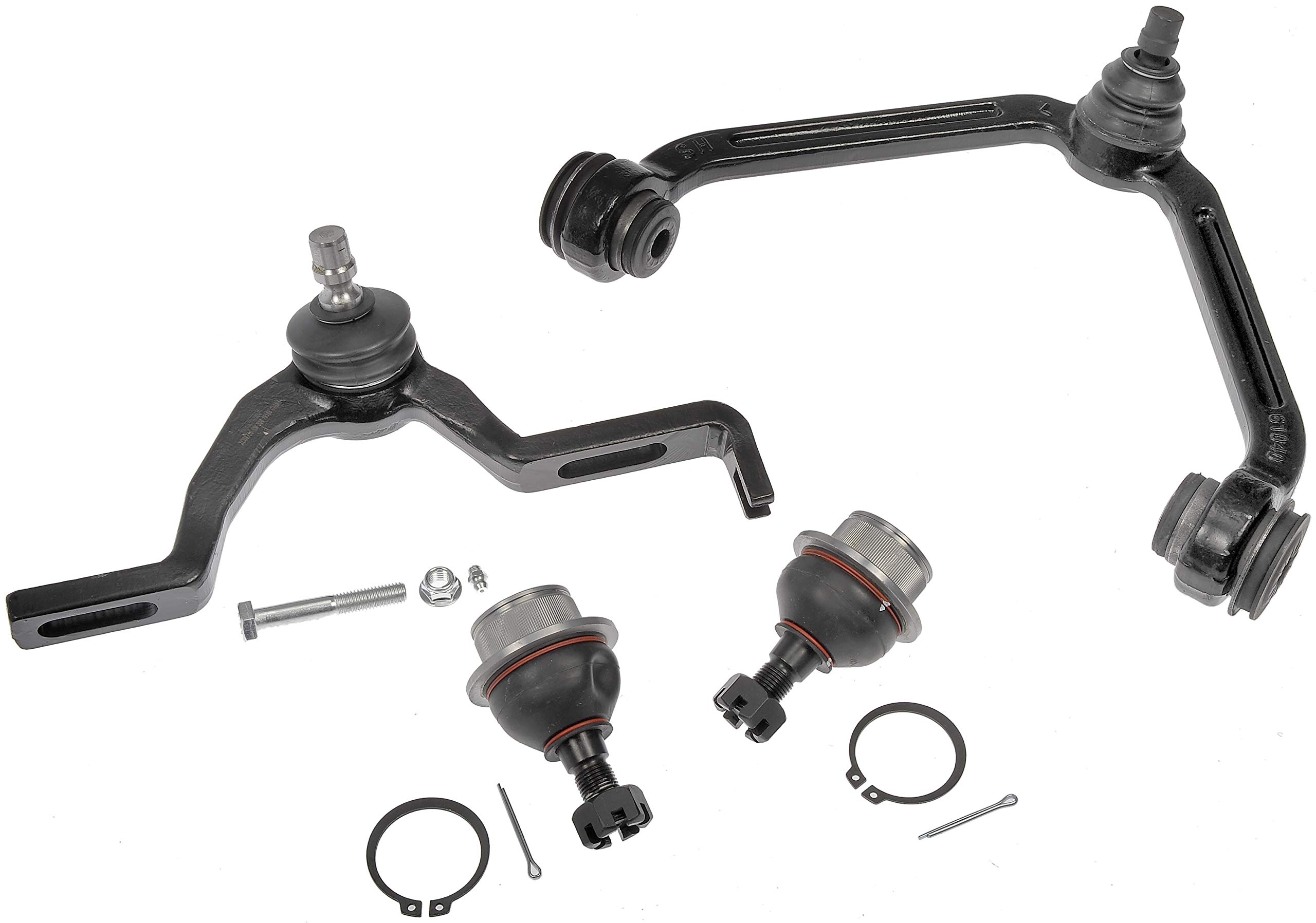 Dorman FEK87019XL Front Suspension Kit Compatible with Select Ford/Mazda/Mercury Models - Dorman - Premium Suspension Kit FEK87019XL - Suspension Kit - Susp Kit - Suspension Kit - This extended-life front-end kit includes all the components required to repair both the left and right side of the suspension. Featuring premium designs, this application-specific kit is engineered to restore factory-like feel and performance.