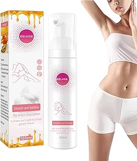 Eelhoe Beeswax Hair Removal Mousse,Beeswax Hair Removal Mousse,EELHOE Hair Removal Spray,Gentle Beeswax Hair Removal Mousse-1pcs||100ml
