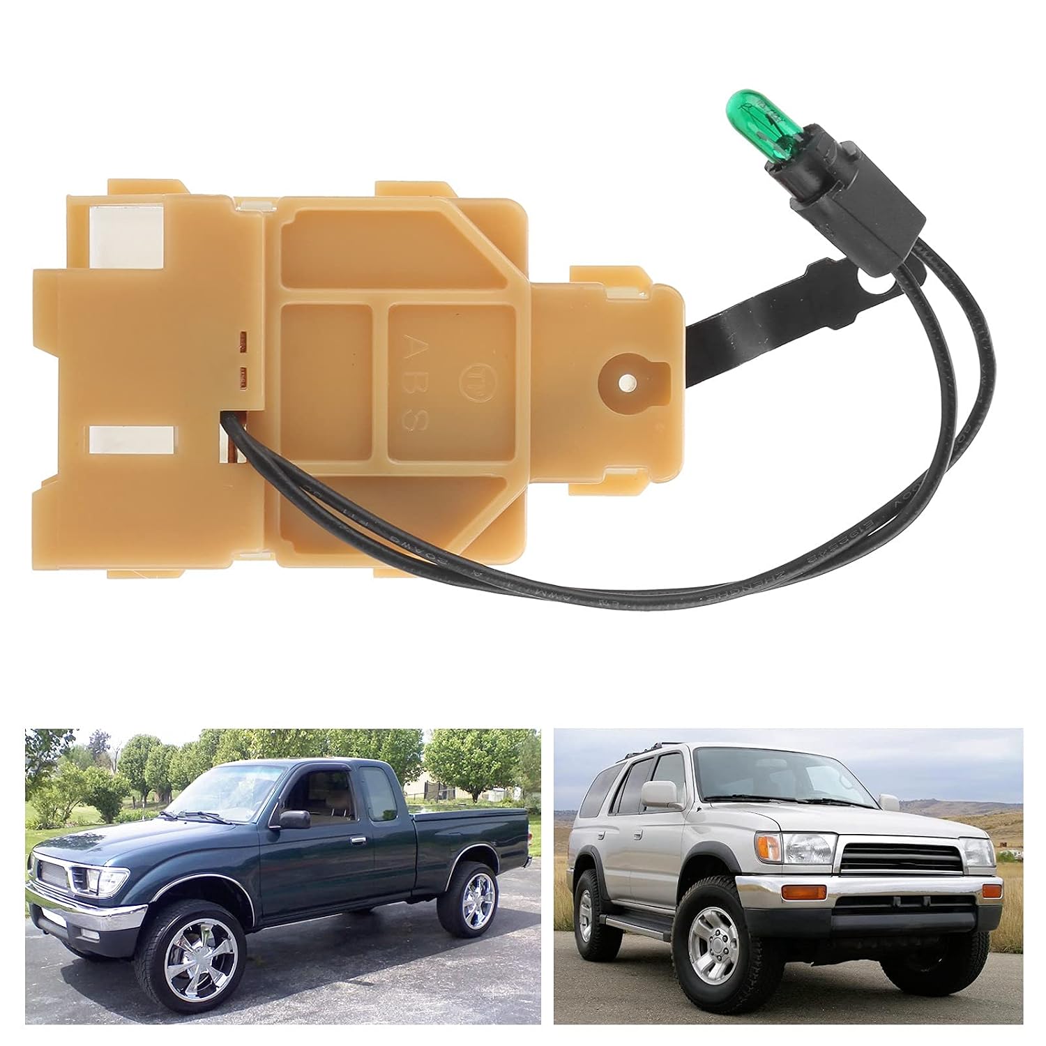 Acouto A/C Heater Fan Control Speed Switch Plastic 12837165, Push Button, Manual, Yellow