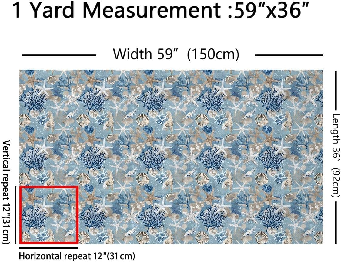 Dekoracja z gwiazdami, miękki materiał dla dzieci, szycie hawajskie, życie morskie, materiał tapicerski na krzesła, 460 x 160 cm, nadruk koralowy, bez stretchu, do patchworku, pikowania