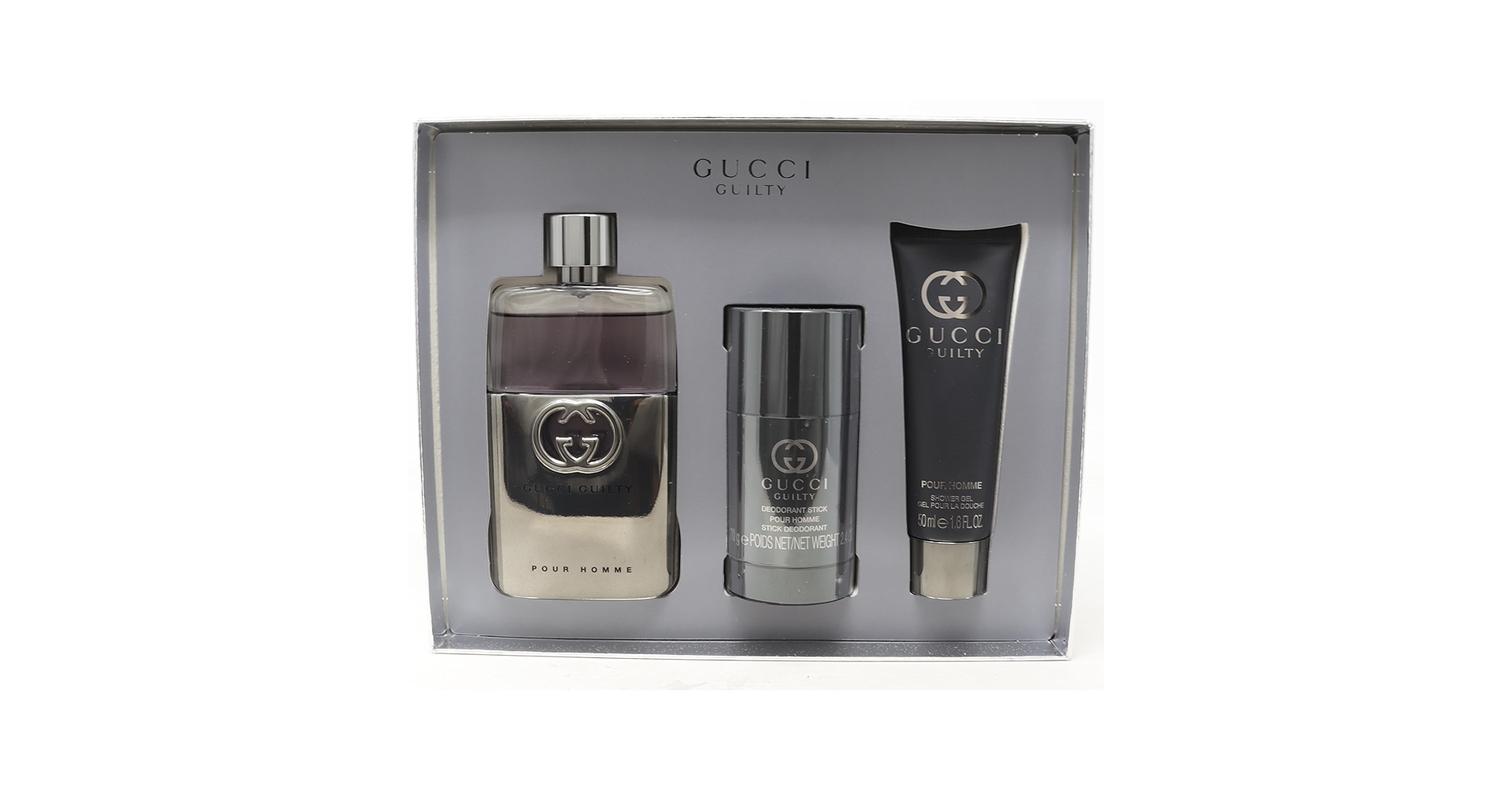 Amazon.com : Gucci Guilty Pour Homme 3 Pcs Gift Set: Eau de