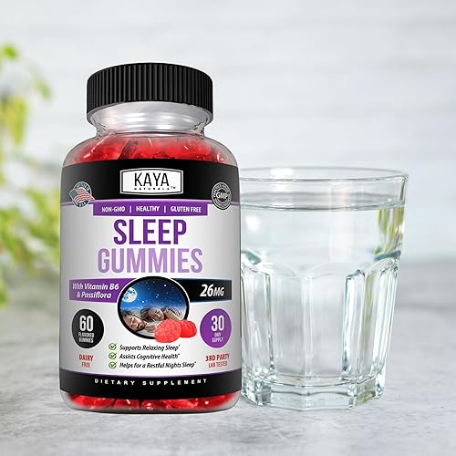Miniatura 6 de Kaya Naturals Gomitas orgánicas de melatonina (26 mg) Suplemento de salud y ayuda para dormir para adultos, te ayuda a conciliar el sueño de forma