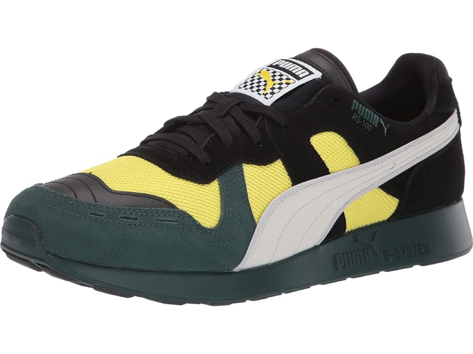 

PUMA RS-100 Racing Flag (Ponderosa Pine/Blazing Yellow) Shoes, Multi