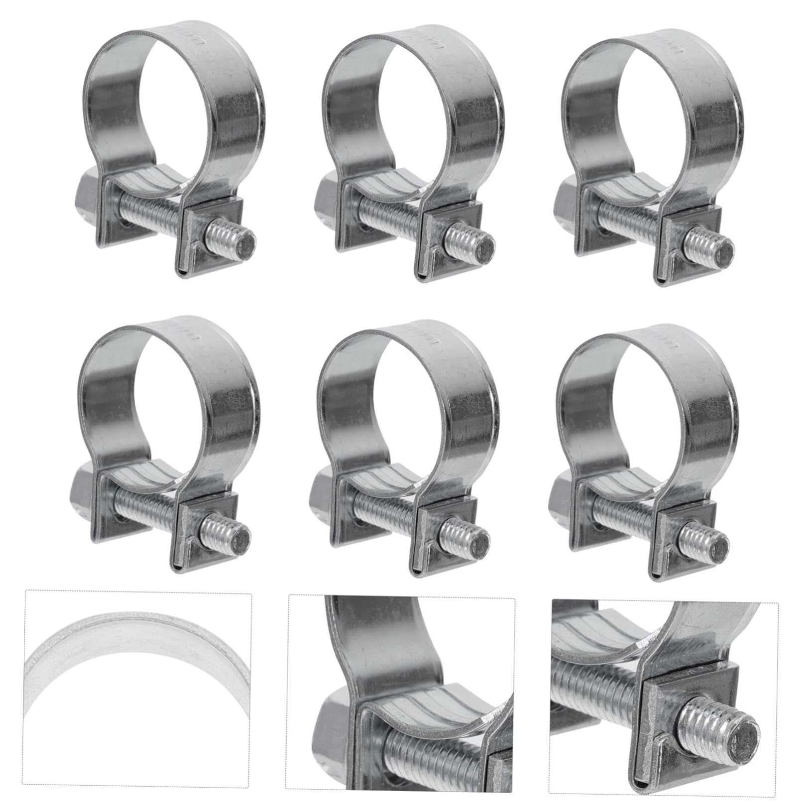 Lurrose 60pièces Colliers De Serrage Pour Gaz Colliers De Serrage Pour Tuyaux De Gaz Pour