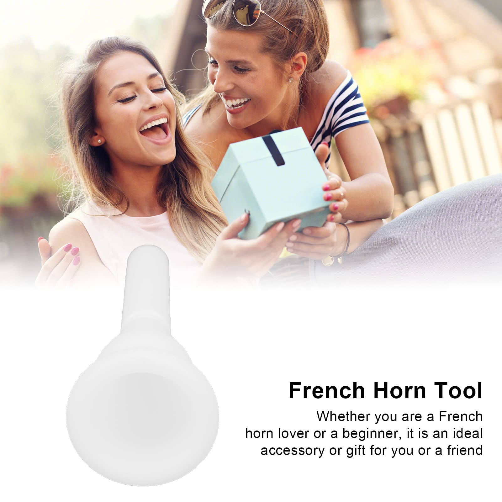 FLEXMAN French Horn Mouthpiece, Standard Horn Mouthpiece, Musical Instrument Parts for French Horn Lover or Beginner