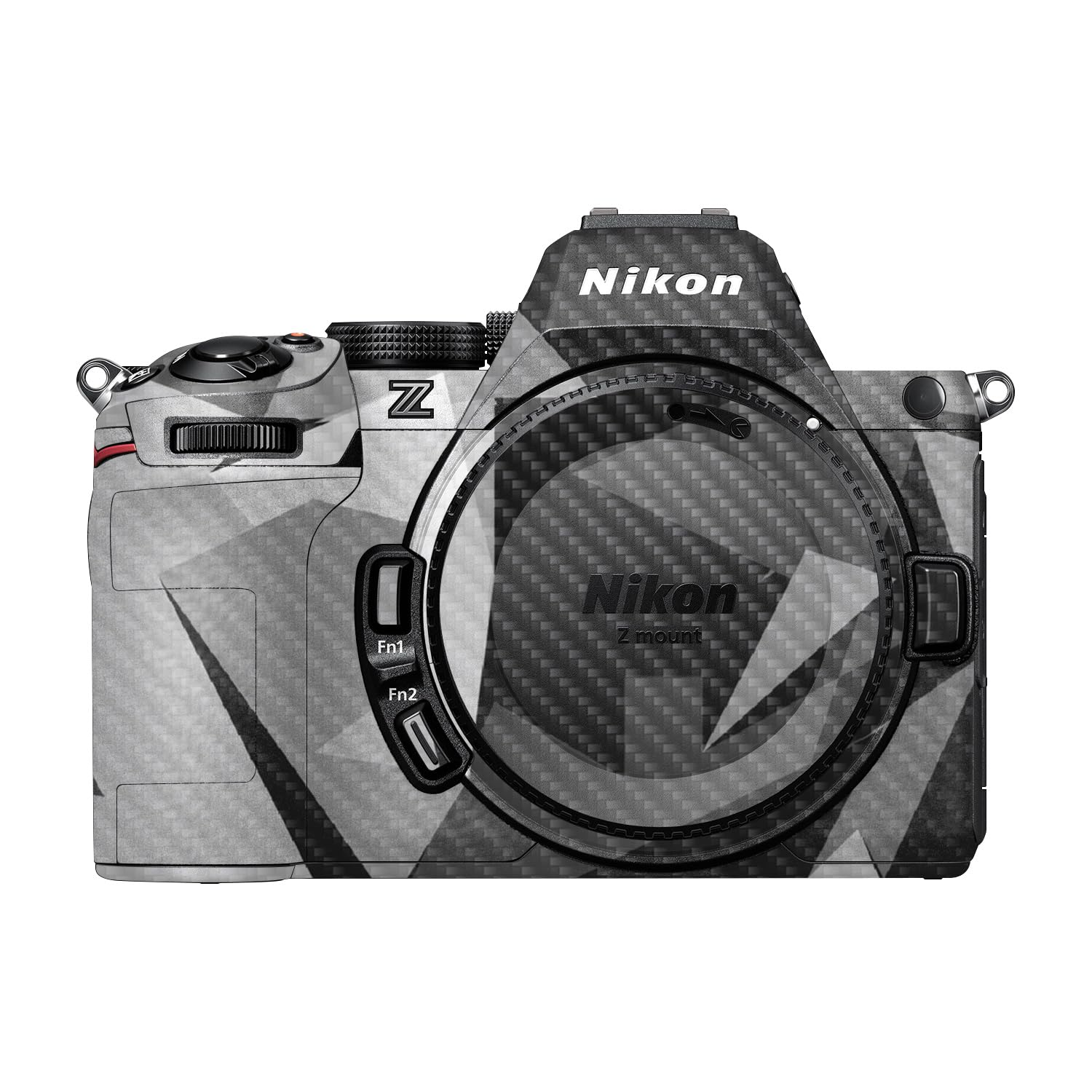 Carbon Fiber Camera Skin Compatible with Nikon Z5 II (2025) - Mono Camo - Premium 3M Vinyl Protective Wrap Decal Cover - Easy to Apply | Crafted in the USA by MightySkins