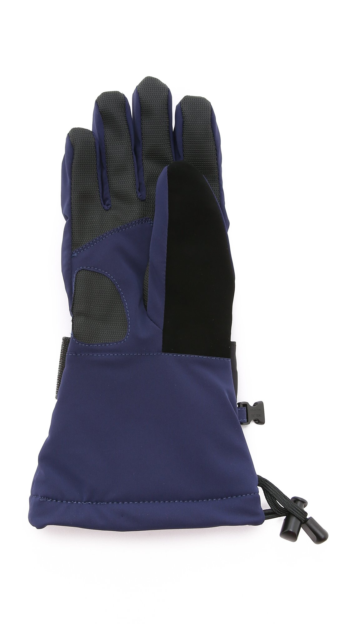 adidas by Stella McCartney Women's Ski Gloves, Ink Navy/Black, 8