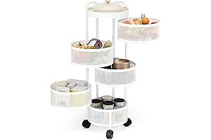 Fruit Vegetable Stand: Elevate Your Kitchen Storage with the Rotating Rack Solution