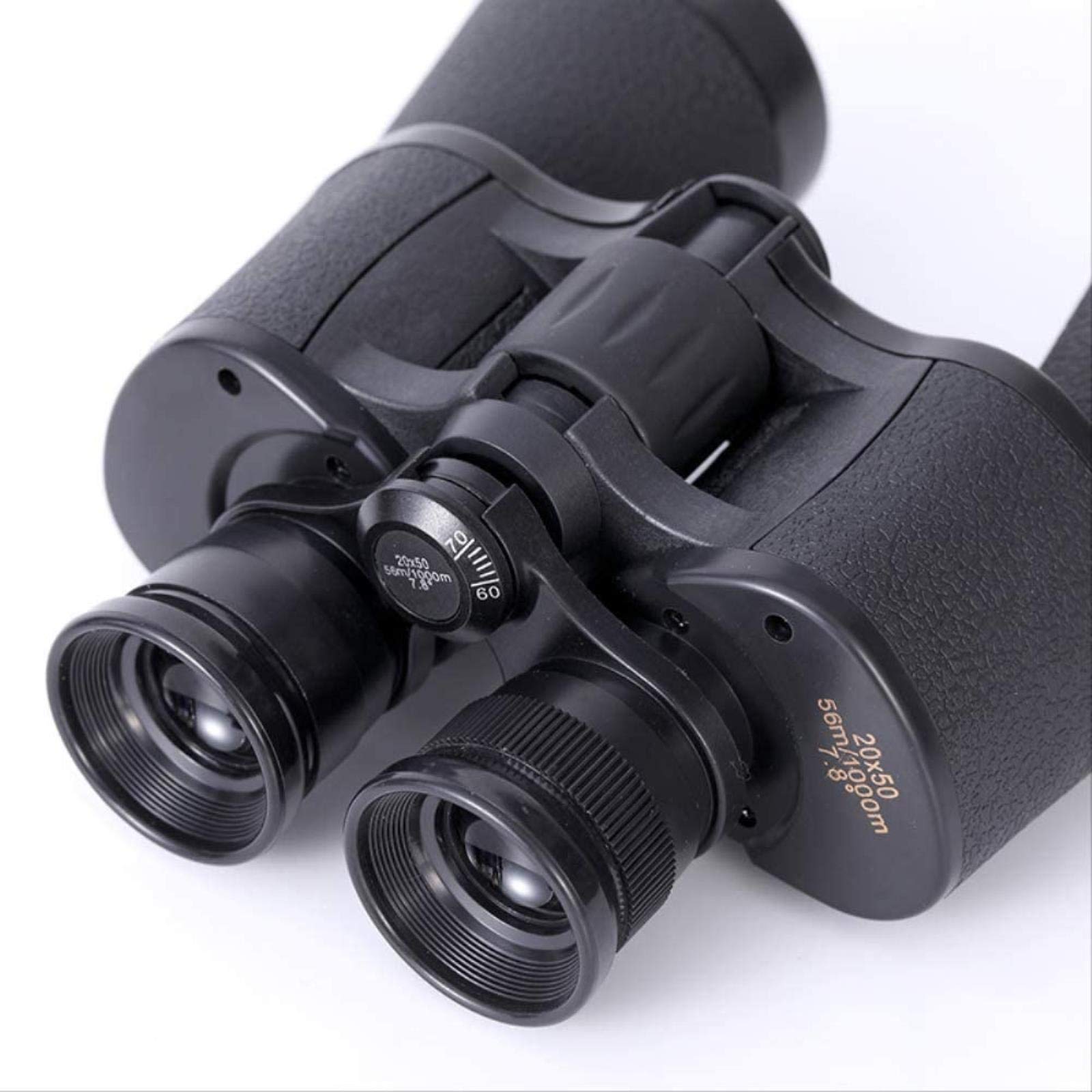 Telescopio monocular Alta Potencia, binoculares pequeños y compactos, Impermeables, 20x50, ultratransparentes, Alta Transparencia y Antideslizantes para Exteriores.