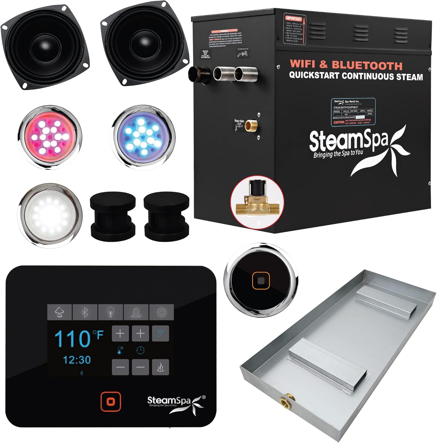 Black Bluetooth Generator Kits (10.5K, Matte Black)