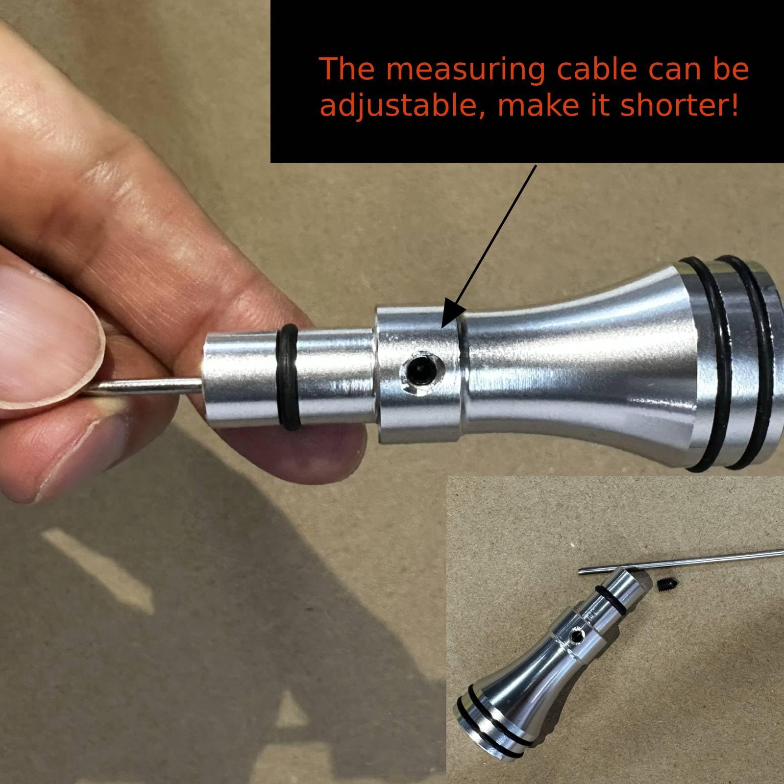 Precision CNC Machining Flexible Stainless Transmission Dipstick for Chevy GM 700R4 R4 Tranny SBC BBC