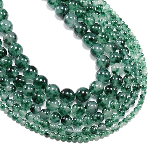 4, 6, 8, 10 y 0.472 in, cuentas redondas de piedra suelta para manualidades, pulseras, collares, aretes, joyas, accesorios para hacer manualidades