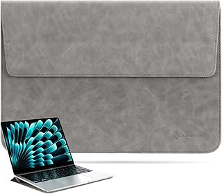 Omnpak Case Compatible with MacBook Air 15 inch,Laptop Sleeve with Stand for 15.3 inch New MacBook Air M2 A2941 2023/MacBook Pro 15 A1398/ A1990/A1707,Water Repellent Laptop Sleeve