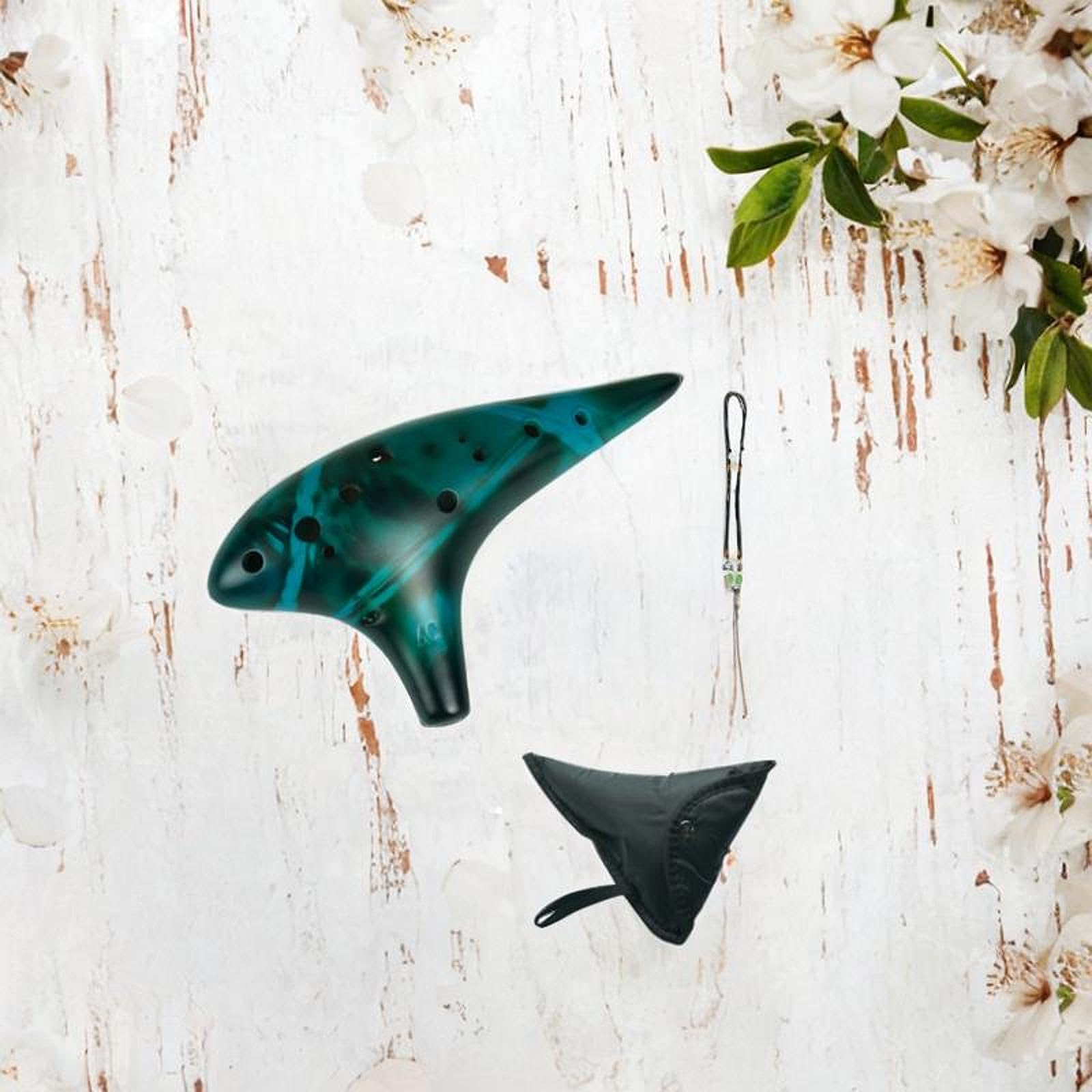 Wmqbjta 12 Hole Ocarinas Musical Instrument with Gift Box for Men And Boys, Blue