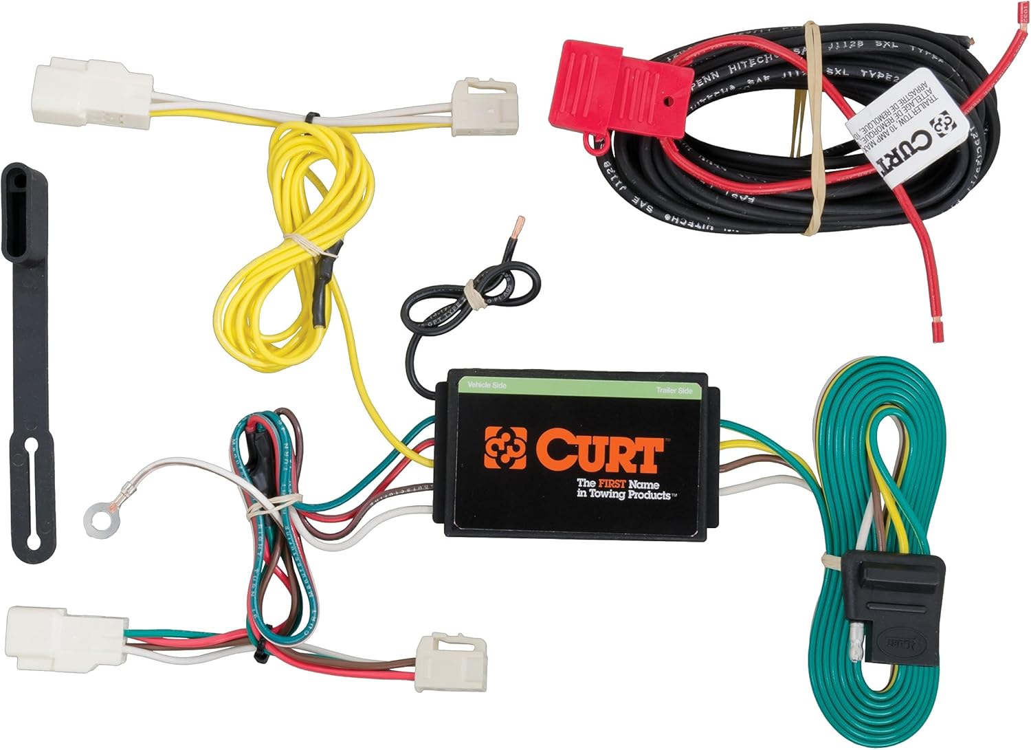 CURT 56212 Vehicle-Side Custom 4-Pin Trailer Wiring Harness