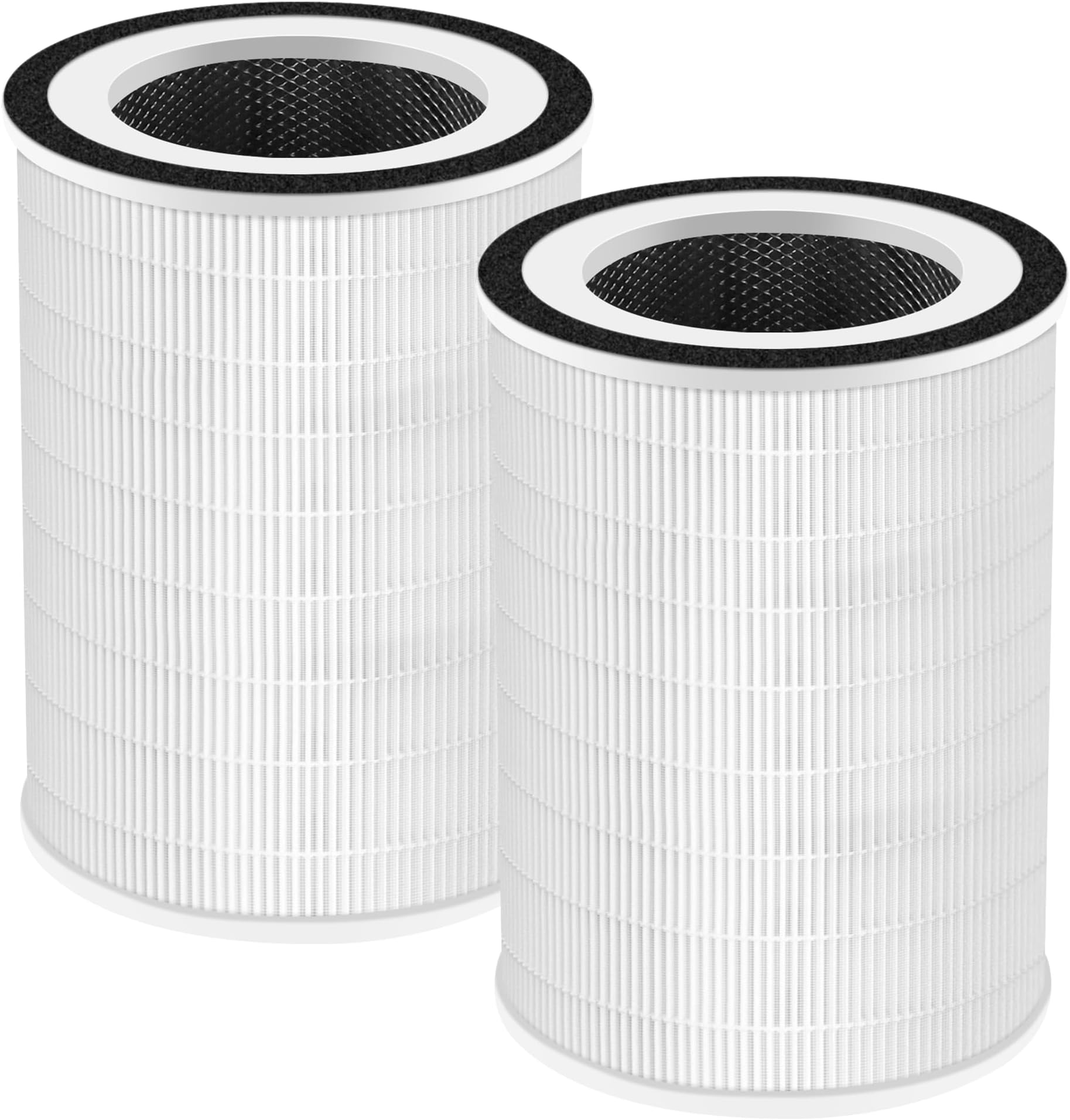 APPLIANCEMATES 2 Pack Kilo True HEPA Filter Replacement for Afloia Kilo, KILOPLUS, KILOPRO, MIRO,MIRO PRO and MORENTO MR-Kilo, Kalo Air Purifier, 360° 3-Stage Filtration
