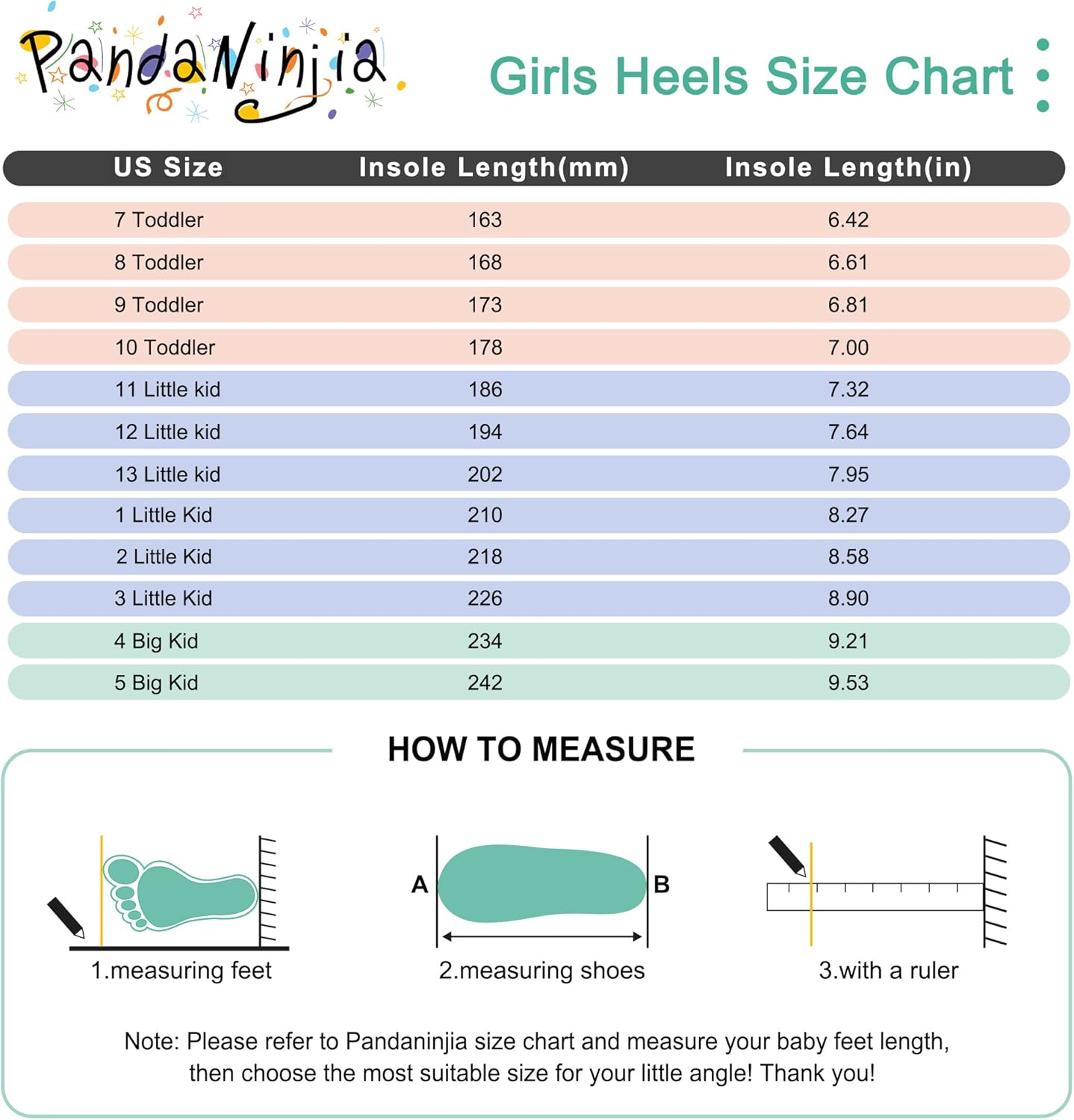 PANDANINJIA Girls Toddler/Little Kid Jada Dress Mary Jane Pumps Bow Low Heels Party Wedding Princess Shoes - Image 7