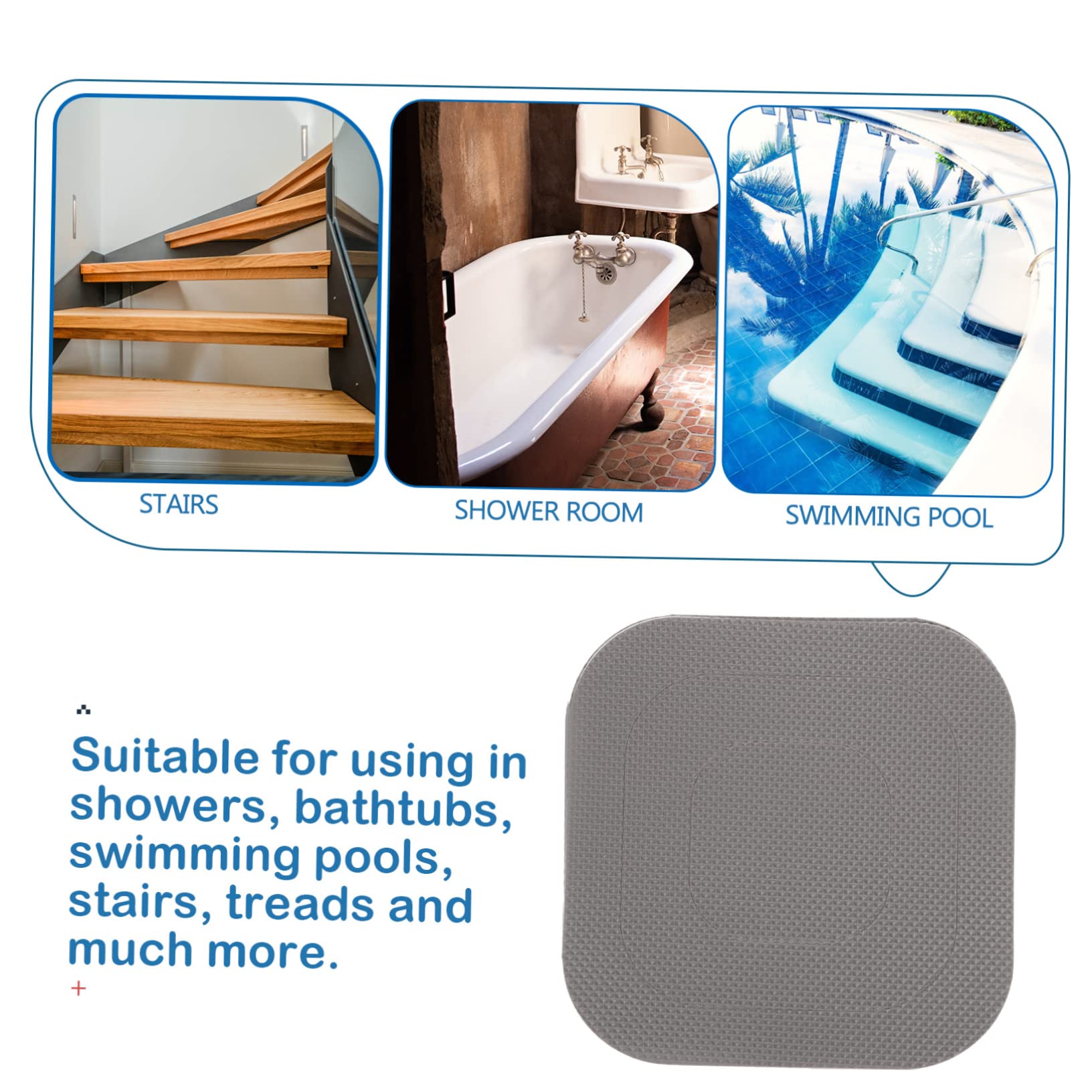 80 Hojas De Pegatinas Antideslizantes Pegatinas Antideslizantes para La Pegatinas Antideslizantes para El Baño Pegatinas Antideslizantes para El Suelo Pegatinas para El