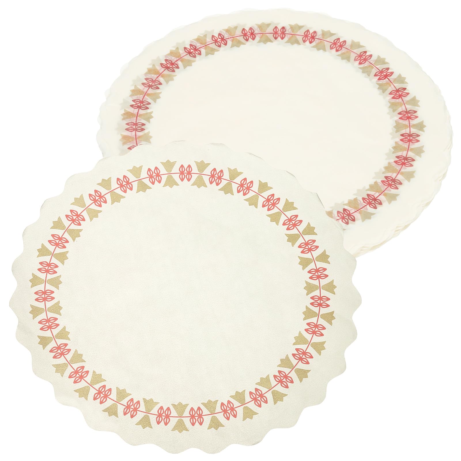 Papier dentelle rond 21 cm pour gâteaux desserts travaux manuels et buffet de fête